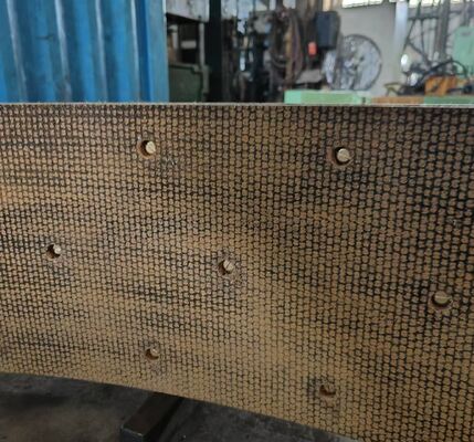 BGO Non Asbestos Woven Brake Lining with 200℃ Working Temperature 5-35mm Thickness and Excellent Wear Resistance