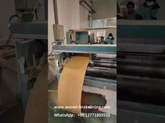 Se cortan y empacan los cinturones de freno libres de amianto